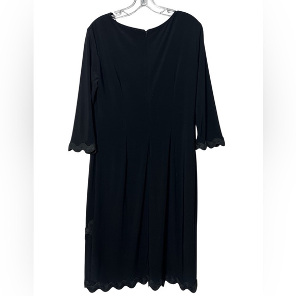 Joseph Ribkoff Black Jersey Cocktail Dress Womens Size 10 - Picture 4 of 5